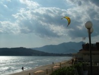 kitesurfing