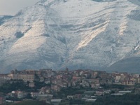 neve sui monti aurunci